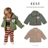 Vorverkauf 2020 Herbst und Winter neue Kinder Revers Lamm Samt gebürstete Jacke Jungen und Mädchen Cordjacke LJ201124