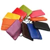 Key Coin Mini Purses Unisex Ring Wallet Pouch Purse Ladies Women Men Leather Small Card 11 Colors For Choice