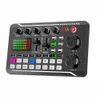 F998 Soundkarte Mikrofon Mixer Kit 16 Soundeffekte Audio Aufnahme Mixer Audio Mischpult Verstärker für Telefon PC