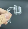 DHL 4 мм Толстый кварцевый Banger Domeless Quartz Nail Club Курительные сосиски 10 мм 14 мм 18 мм мужской женский 45 90 градусов OD 22 мм для стеклянных бонгов