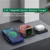 OEM Quality 3 in 1 Foldable Magnetic Wireless Charger for iPhone 13 11 12 Pro Max Portable Charger Apple Watch AirPods 3 with Retail Box