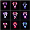 33 styles lumière LED chapeau en peluche dessin animé casquette animale pour lapin chat lapin oreille lumière mobile chapeaux adultes enfants noël hiver chapeaux chauds 3594514