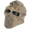 Capacete tático Máscara de face completa rápida Airsoft Shooting Head Face Protection Gear no03-126282e