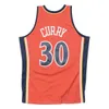 100% Stitched Stephen Curry Orange 2009-10 Swingman Jersey XS-6XL Mens Throwbacks Basketball jerseys Men Women Youth