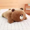 Brown and Cony Plush Toy Brown Bear Cony Ranima Oreiller Sofa Bureau Bureau Poupée anime périphérique Oreiller de sommeil Brown Bear Rabbit 204947777