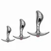 3 PCS/Metal Ship Anchor Seat Anchor Plug Masturbation G Spot Dilator with Drill Thumb Butt Plug Massager Adult Sex Toys Products