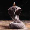 Tütsü Tutucu Brülör El yapımı Seramik Tütsü Koniler Sticks Tutucu Ev Dekorasyonu Yılan Tasarım Şelale Geriakış tütsü brülör Hediye KKA8277