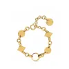 ouro pulseira design mulheres