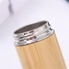 Baispo Thermos Нержавеющая сталь Бутылка Воды Бамбука Оболочка Горячая Вода Чай Инфузер Термос Путешествия Кружка Бутылка Утепленная Кубок 201221