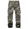 Men Cargo Pants New Military Army Green Plus Size Multi-Pocket Overalls Casual Baggy Camouflage Pantalones Men Work Trousers Plus Size 42