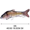 16.5cm 40.5g 4 segments appâts artificiels leurre de pêche leurres appâts durs accessoire de pêche