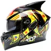 オートバイヘルメットドット承認ダブルアンチフォグバイザーブルートゥースヘッドセット統合フリップアップヘルメット取り外し可能ライナーMSFH902K5Hホーン