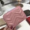 Top quality Short Classic Humanoid Pattern Wallet Women Bag Quilted Leather Rectangular Covered Wallets Purses Bags DHL Free