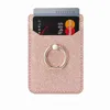 2 Packs Phone Card Holder RFID Credit Wallet with Kickstand Ring for Women Glitter Sands StickOn Back Grip iPhone Samsung Androi4541870