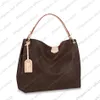 Bolsas femininas de ombro Bolsas de axilas de couro de alta qualidade com impressão de flores bolsa crossbody código de série Sacolas de compras de moda LB19 bolsa feminina