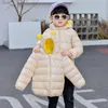 HIPAC Boy Girl Winter Coat Fashion Shiny Child Jacket Windproof Baby Boys Girls Warm Children Outfits For Kids Clothes Snowsuit 201305143