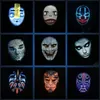 App Control Cyberpunk Smart LED Face Masks LED Light Up Mask for Adults Led Party Cosplay Mask Costumes Programmerbar förändring Face P2500067