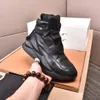Célèbre Y-3 Kaiwa Sneakers Men Men Luxury Designer Higt Top Chaussures Y3 Chaussure de sport Plateforme Black White En cuir Big Size With Box