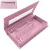 Shinning Colors Box Whole Square False Eyelash Packaging Box Fake 3D Mink Eyelashes Boxar Faux Cils Magnetic Case Lashes Empty7768057