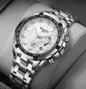 Wlisth White White Quartz Watch com alto nível de aparência personalidade desportiva impermeável