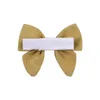 Princesse Bow Cheveux Clips pour filles Barrettes Baby Enfants Toile Coupes à cheveux Toddler Bowknot Clippers Enfants Headwear Accessoires Cheveux Couleur unie