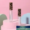 1pc Tom Leopard Print Lip Glaze Tube 3ml Refillerbar Läppglansflaska DIY Tom Lip Oil Tube Container Makeup Tool Runda Ny