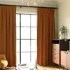 100% Taxa de sombreamento Faux linho blackout cortina para sala de estar moderna cortina para a cortina do quarto para crianças feitos sob encomenda lj201224