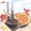 Partihandel Pris Kommersiell Rostfritt stål 25cm Små manuell degpressning Maskin / Handtryck Pizza Deg-maskin