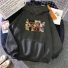 Sweatshirt Hoodie Attack On Titan Baskı Adam Polar Gevşek Boy Kapşonlu Streetwear Vintage Karikatürler Anime Hip Hop Hoodies H1227