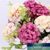 1pcs 10 Flower Head Peony Fake Flowers Luxury Bouquet Wedding Decoration Home Table Sky Blue Fake Flower