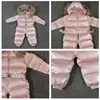 Overalls for boys, winter jacket-down jacket for children from 1 to 4 years old LJ201125