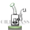 Bong in vetro Bubbler Bong Vortex bong dab rig tornado tubo quarzo banger cera Tubi per acqua pesante piattaforme petrolifere accessori per fumatori narghilè