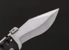Couteau à lame pliante tactique de survie de haute qualité 440C 58HRC couteaux à lame de finition en titane couteaux avec boîte de vente au détail