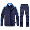 2019 Football Training Tracksuit Men Team Track Suit Zip Track Jacket Sweatpants Joggers Man Sportswear Sport Suits Jogging Set Y1221