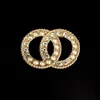 CH brooch pearls crystal jewelry brass gold plated vintage Luxury advanced brooches for designer popular high quality Pins exquisite gift highest counter quality