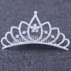 Diamond Heart Crown Opaska nagłówek kryształowa panna młoda Tiara grzebień