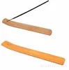 Nyaste Natural Plain Wood Recense Stick Ash Catcher Burner Holder Wooden Incense Sticks Holder Heminredning 9060