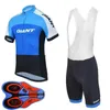 GIANT zomer heren korte mouw wielertrui fietskleding slabbetje Set MTB uniform Pro wielerkleding fiets Maillot Culotte pak Y5088236