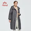 Astrid New Winter Cappotto da donna lungo parka caldo moda giacca spessa con cappuccio taglie forti Bio-Down abbigliamento femminile 9200 201017