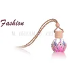 Voiture Suspendus Bouteilles De Parfum Coloré Fleur Pendentif Parfum Aromathérapie Bouteille Suspendu Diffuseur Bouteille Désodorisant Ornement