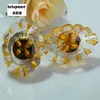 modern fashion creative glass crystal butterfly drawer TV cabinet shoe cabinet knob pull gold cupboard dresser furniture handle