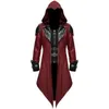 Mens Medieval Retro Jacket Renaissance Gothic Coat Man Tuxedo Halloween Formal Costume Cosplay Costume Renaissance Jacket 201128