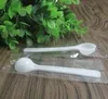 1g Professional Plastic 1 Gram Scoops/Spoons For Food/Milk/Washing Powder White Clear Measuring Spoons