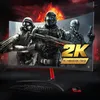 Moniteurs 2K 24 "Moniteur LCD PC 2560ￗ1440 Écran incurvé Gamer 144hz HD Affichage de jeu pour ordinateur de bureau / USB1