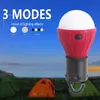 Mini Portable Lanterne Tente Lumière LED Ampoule Lampe De Secours Étanche Crochet Suspendu Lampe De Poche Pour Camping Meubles Led Lumières CFYL0119