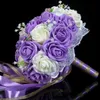 Avrupa Düğün Aksesuarları Gelin Çiçek PE Kabarcığı Simülasyonu Düğün Pografi Props Buket Buket Şarap Kırmızı Beyaz 7153827