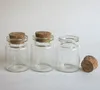 1000 х 15 мл Стеклянная бутылка с Wood Cork Clear Color Стопор колба обжима шейный Декоративные ремесла