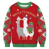 Ugly Christmas Sweater 3d Rolig Tryckt Xmas Tröjor Jumpers Tops Men Kvinnor Höst Vinter Pullover Party Christmas Sweatshirt