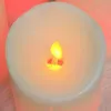 Dancing Flame LED Candle With RGB Remote ControlWax Pillar Candle For Wedding Decoration Christmas CandleRoom Night Light T200601