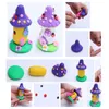 DIY 24 Pcs Polymer Clay Baking Hand Casting Kit Puzzle Modeling Baby Handprint Lizun Fun Toys For Children 201226